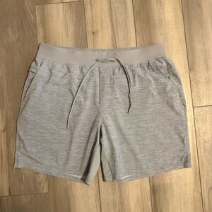 lululemon athletica Men's Light Gray Athletic Shorts
